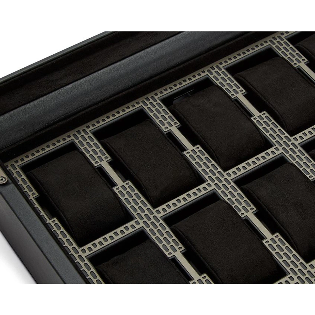 Wolf Axis 15 Piece Powder Coat Vegan Leather Watch Box 488303 6 Wolf Axis 15 Piece Powder Coat Vegan Leather Watch Box 488303 - Image 6