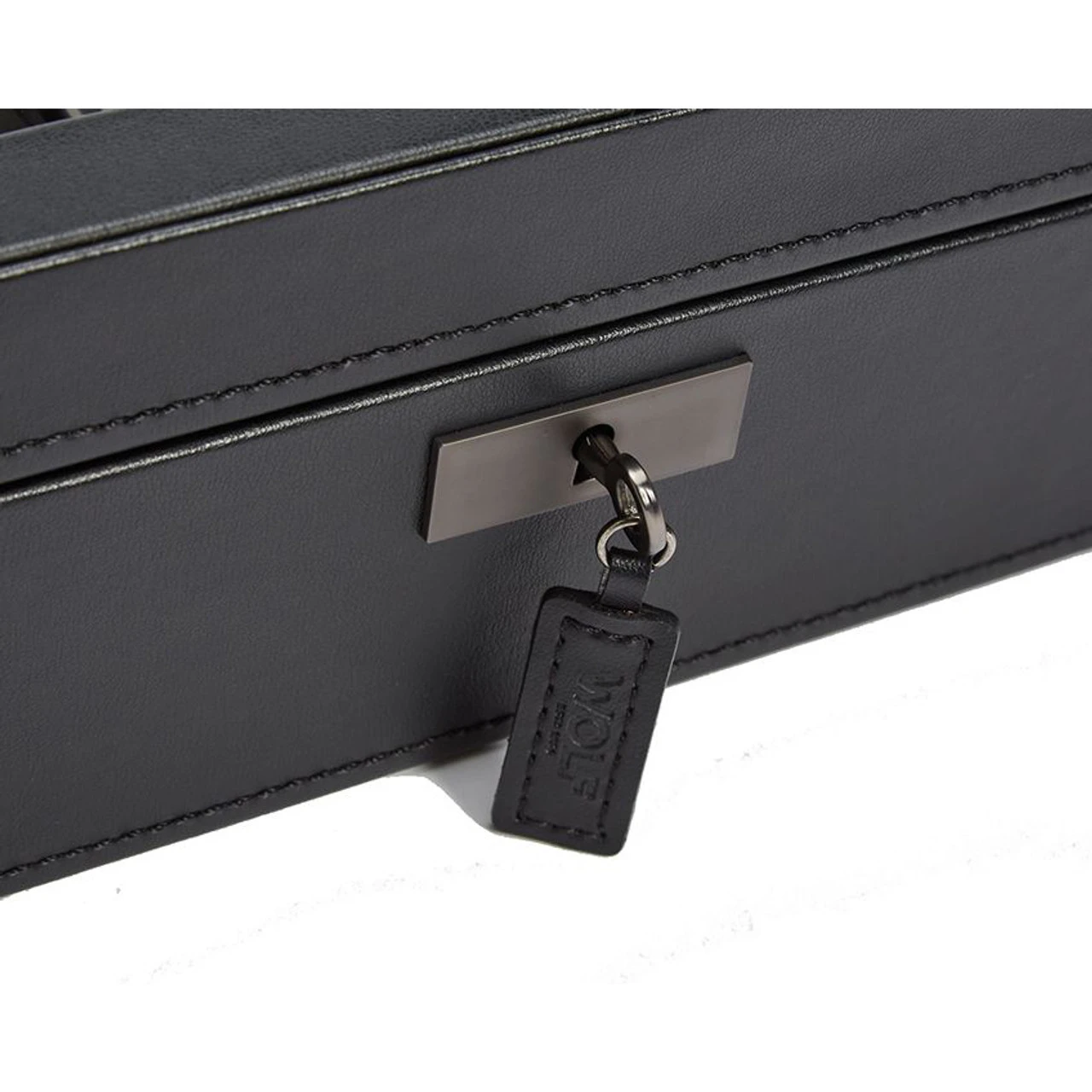 Wolf Axis 15 Piece Powder Coat Vegan Leather Watch Box 488303 4 Wolf Axis 15 Piece Powder Coat Vegan Leather Watch Box 488303 - Image 4
