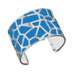 Les Georgettes Ladies Bracelet Silver Large Size Girafe -Fashion Watch Shop 70261601600000 White Turquoise Blue 63081.1495084806