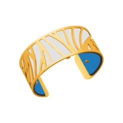 Les Georgettes Ladies Bracelet Gold Medium Size Perroquet -Fashion Watch Shop 70274440100000 White And Turquoise 81459.1498726680