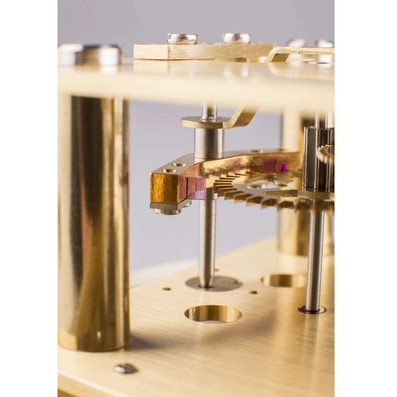 Hermle Regulator Mechanical Power Reserve Anchor Walnut Finish Wall Clock 70875-030761 2 Hermle Regulator Mechanical Power Reserve Anchor Walnut Finish Wall Clock 70875-030761 - Image 2