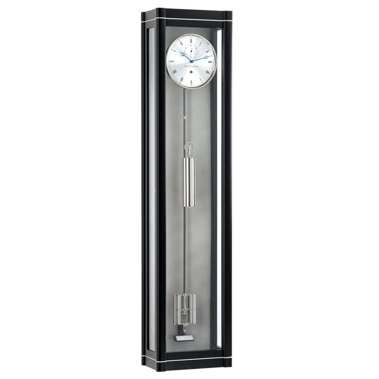 Hermle Mechanical Cable-Driven Power Reserve Black Long Case Wall Clock 70961-740761 1 Hermle Mechanical Cable-Driven Power Reserve Black Long Case Wall Clock 70961-740761