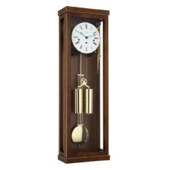 Hermle Mechanical Regulator Westminster Chime Walnut Wall Clock 70994-030351
