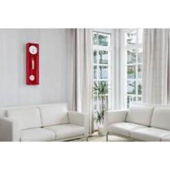 Hermle Mechanical Precision Movement 31 Days Power Reserve Red Long Case Wall Clock 71006-360761 -Fashion Watch Shop 71006 360761 1 97472.1654199996