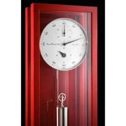 Hermle Mechanical Precision Movement 31 Days Power Reserve Red Long Case Wall Clock 71006-360761 -Fashion Watch Shop 71006 360761 4 39236.1654199996