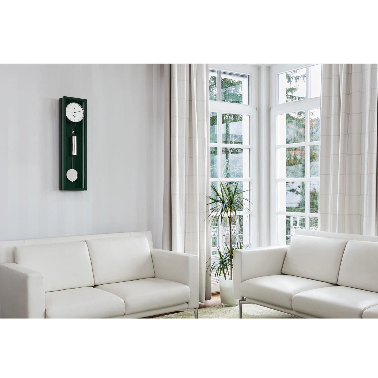 Hermle Mechanical Precision Movement 31 Days Power Reserve Bright Green Long Case Wall Clock 71006-V40761 5 Hermle Mechanical Precision Movement 31 Days Power Reserve Bright Green Long Case Wall Clock 71006-V40761 - Image 5