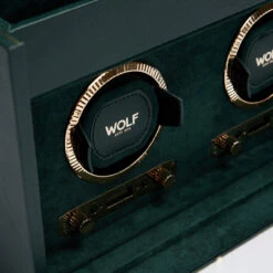 WOLF British Racing Green Double Watch Winder With Storage 792241 -Fashion Watch Shop 792241 4 04031.1616644516