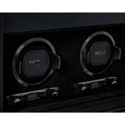 Wolf British Racing Triple Watch Winder With Storage In Black 792302 11 Wolf British Racing Triple Watch Winder With Storage In Black 792302 -Fashion Watch Shop 792302 5 1 70450.1675321895