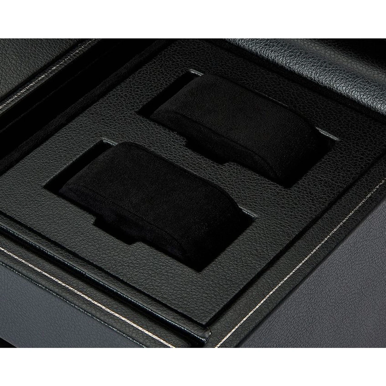 Wolf British Racing Triple Watch Winder With Storage In Black 792302 6 Wolf British Racing Triple Watch Winder With Storage In Black 792302 - Image 6