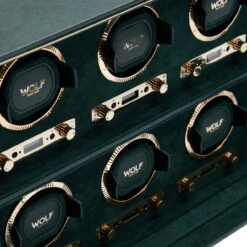 WOLF British Racing Green 8 Piece Watch Winder 792541 -Fashion Watch Shop 792541 2 18021.1616645320