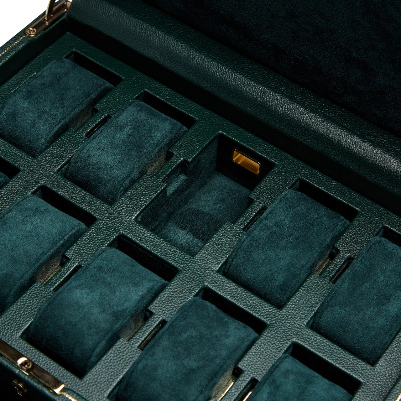 WOLF British Racing Green 10 Piece Watch Box 792741 5 WOLF British Racing Green 10 Piece Watch Box 792741 - Image 5