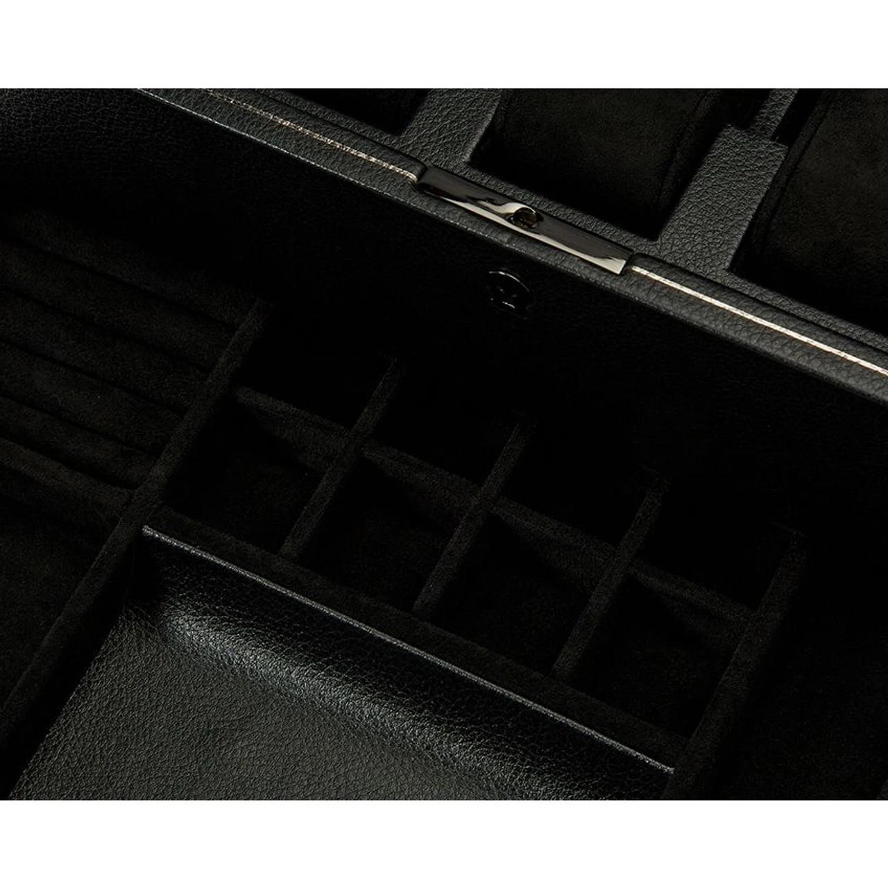 Wolf British Racing Black 10 Piece Watch Box With Storage 792802 5 Wolf British Racing Black 10 Piece Watch Box With Storage 792802 - Image 5