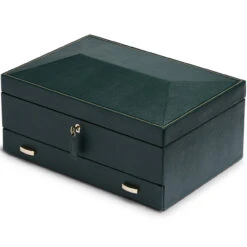 WOLF British Racing Green 10 Piece Watch Box With Storage 792841 11 WOLF British Racing Green 10 Piece Watch Box With Storage 792841 -Fashion Watch Shop 792841 3 06205.1640101104