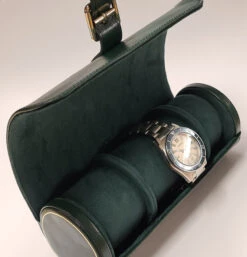 WOLF British Racing Green Triple Watch Roll 792941 -Fashion Watch Shop 792941 15 40057.1621611892