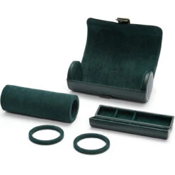 WOLF British Racing Green Triple Watch Roll 792941 -Fashion Watch Shop 792941 2 60887.1621805822