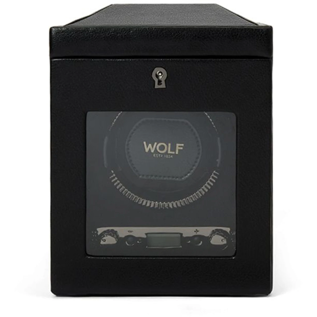 Wolf British Racing Single Watch Winder In Black 793102 1 Wolf British Racing Single Watch Winder In Black 793102