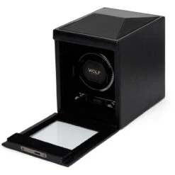 Wolf British Racing Single Watch Winder In Black 793102 8 Wolf British Racing Single Watch Winder In Black 793102 -Fashion Watch Shop 793102 2 47173.1675321739