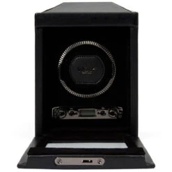 Wolf British Racing Single Watch Winder In Black 793102 7 Wolf British Racing Single Watch Winder In Black 793102 -Fashion Watch Shop 793102 4 47243.1675321737