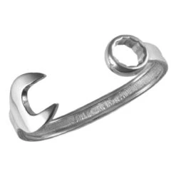 925 Silver Solid Spanner 50g Bangle P702053A