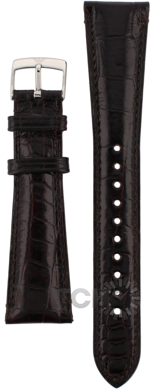 Armani Replacement Watch Strap For AR0203 Brown Genuine Leather With Free Connecting Pins 1 Armani Replacement Watch Strap For AR0203 Brown Genuine Leather With Free Connecting Pins