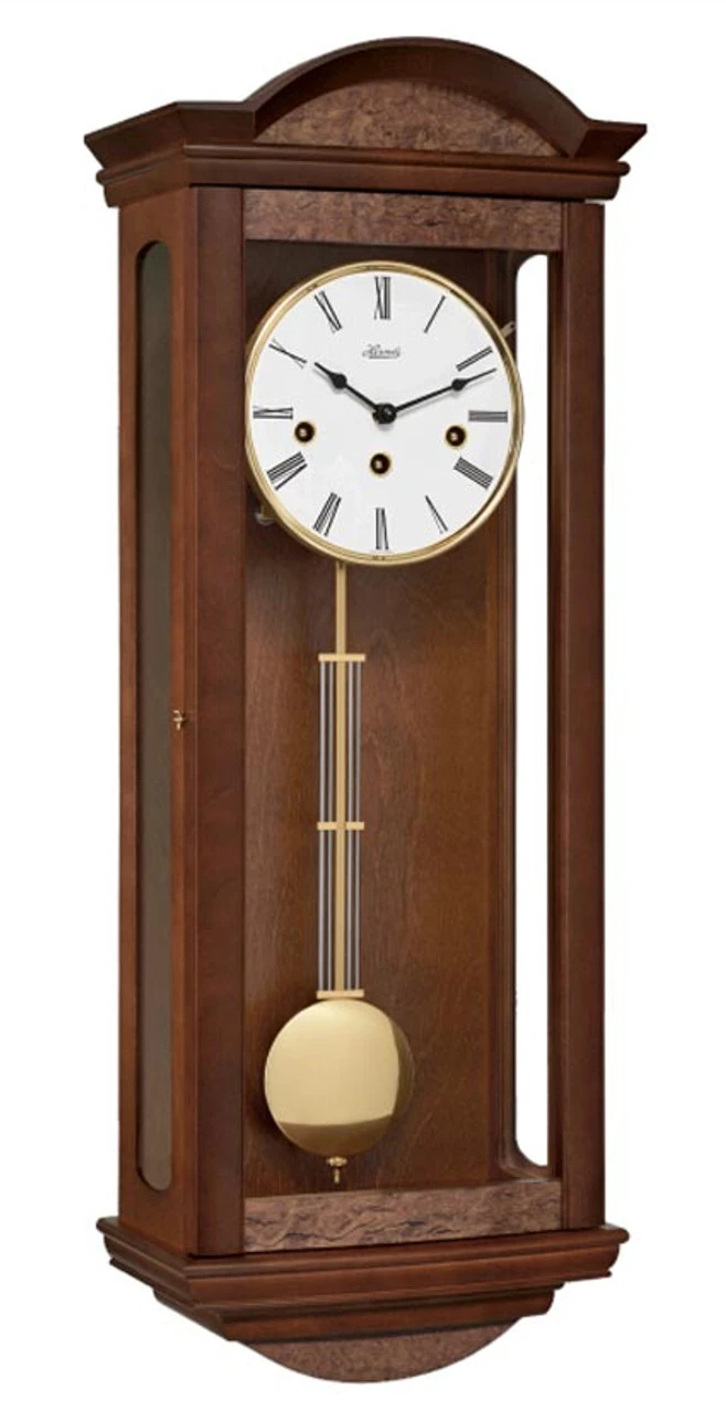 Hermle Mechanical Regulator Pendulum Westminster Chime Walnut Wall Clock 71001-030341 1 Hermle Mechanical Regulator Pendulum Westminster Chime Walnut Wall Clock 71001-030341