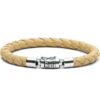 Buddha To Buddha Ben XS Round Apricot Leather Bracelet J545AB