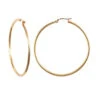 9ct Yellow Gold 2mm Polished Elegant 45mm Creole Hoops P702-390
