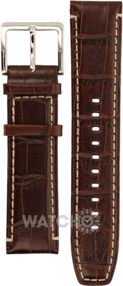 DKNY Watch Replacement Brown Leather Strap For NY1324 With Free Connecting Pins