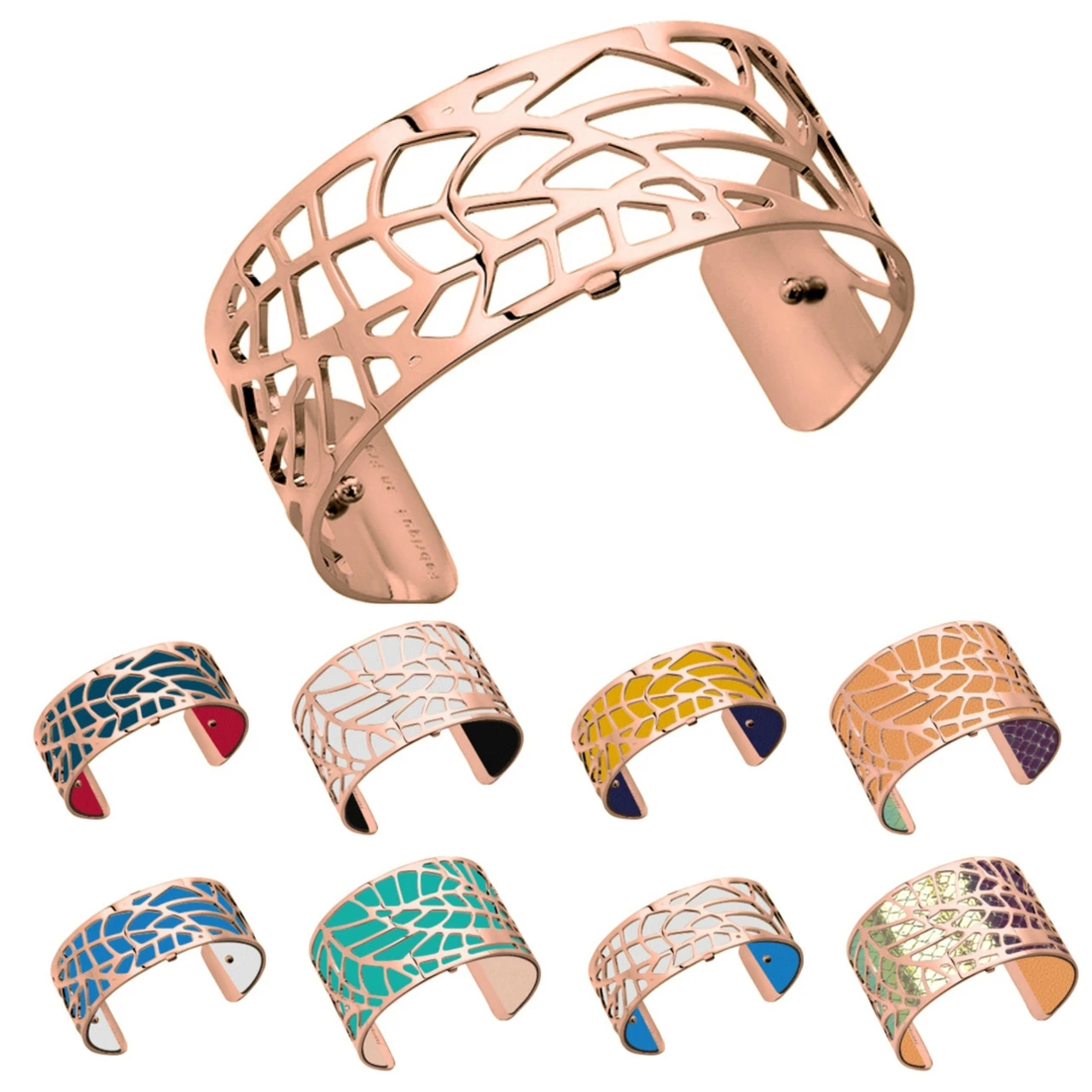 Les Georgettes Ladies Bracelet Rose Gold Medium Size Fougeres 1 Les Georgettes Ladies Bracelet Rose Gold Medium Size Fougeres