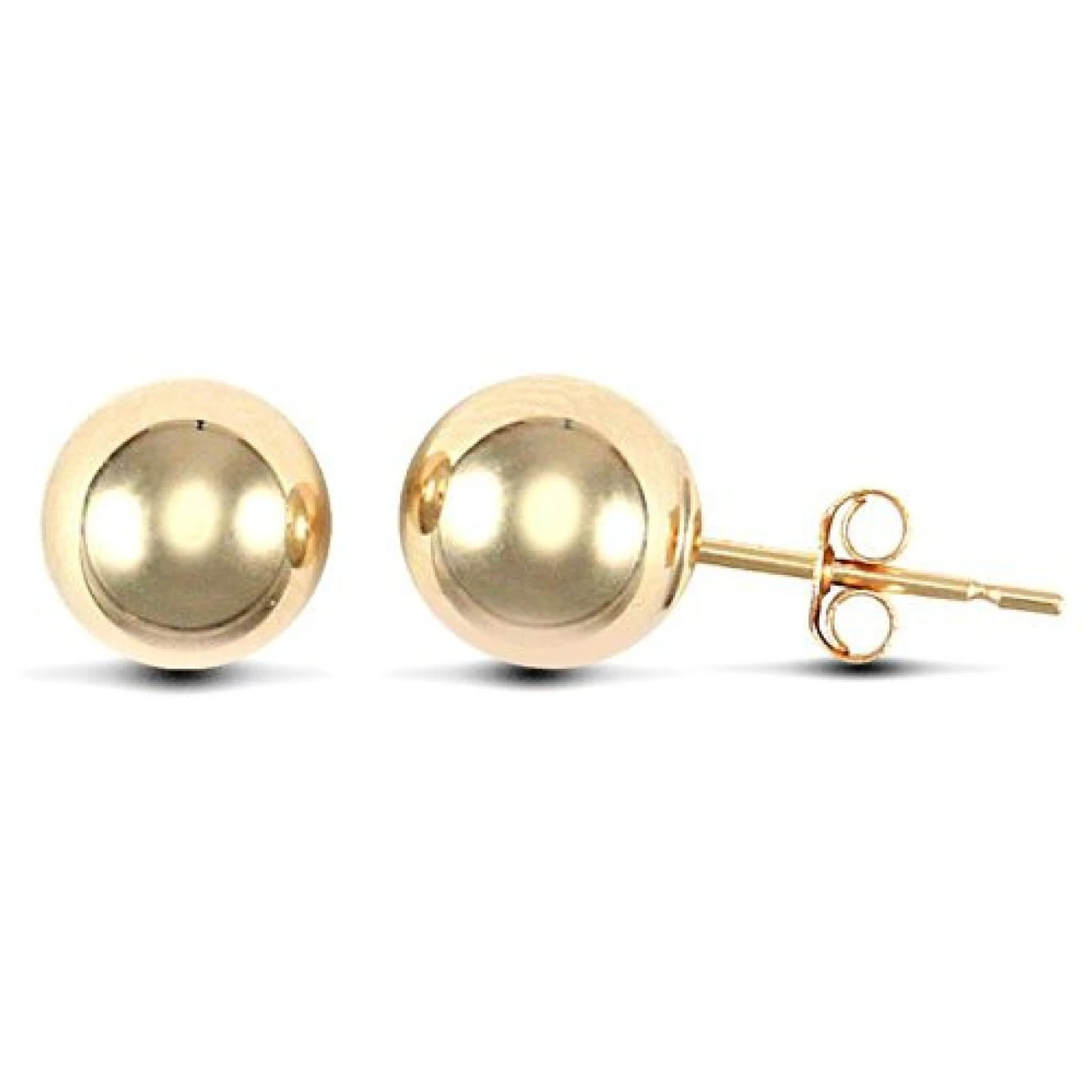 9ct Yellow Gold 7mm Ball Stud Earrings P702E9-081 1 9ct Yellow Gold 7mm Ball Stud Earrings P702E9-081