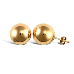 9ct Yellow Gold Polished 8mm Ball Stud Earrings P702E9-306