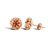 9ct Rose Gold Polished 8mm 6 Strand Knot Stud Earrings P702E9-318