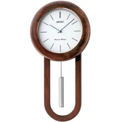Seiko Westminster/Whittington Dual Chime Wooden Case Wall Clock QXH057B