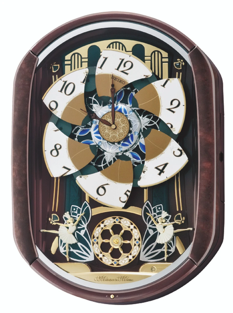 Seiko Melody In Motion Sparkle LED Marionette Wall Clock QXM297B 3 Seiko Melody In Motion Sparkle LED Marionette Wall Clock QXM297B - Image 3