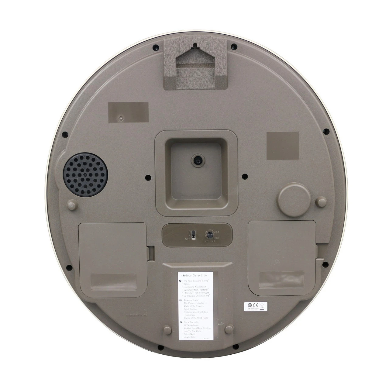 Seiko Melody In Motion Gold-Tone Case Musical Clock QXM350G 6 Seiko Melody In Motion Gold-Tone Case Musical Clock QXM350G - Image 6