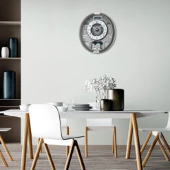 Seiko Silver Marble Pattern Melodies In Motion Clock QXM366S -Fashion Watch Shop QXM366S 49854.1669241310 1