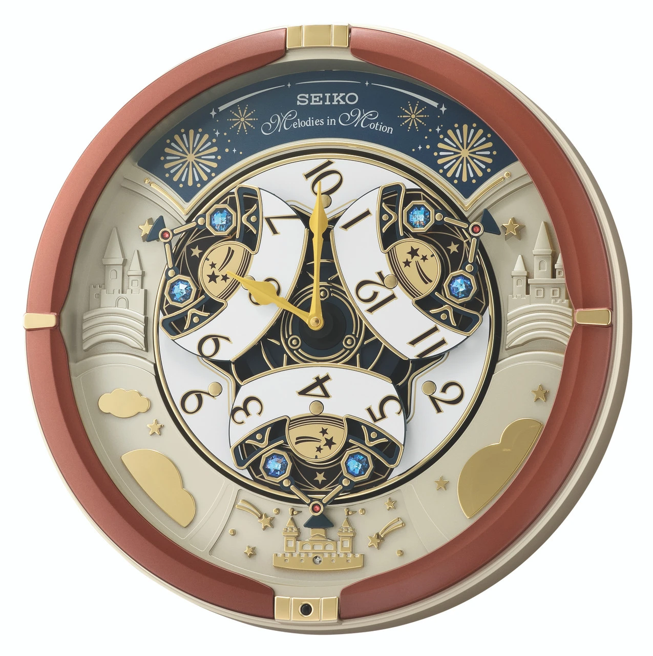 Seiko Marionette Case Melodies In Motion Clock QXM378B 2 Seiko Marionette Case Melodies In Motion Clock QXM378B - Image 2