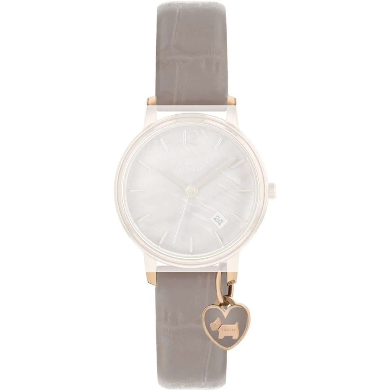 Radley Replacement Grey Croc Leather Watch Strap 12mm For RY2774 With Free Pins 1 Radley Replacement Grey Croc Leather Watch Strap 12mm For RY2774 With Free Pins