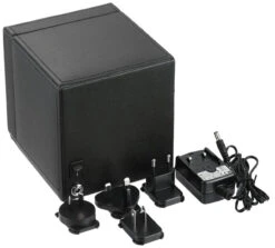 WOLF Cub Watchwinder With Cover In Pebble Black 461103 8 WOLF Cub Watchwinder With Cover In Pebble Black 461103 -Fashion Watch Shop WOLF461103 2 85896.1670934014