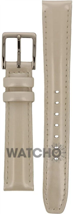 DKNY Watch Replacement Pearl White Leather Strap For NY4766 With Free Connecting Pins