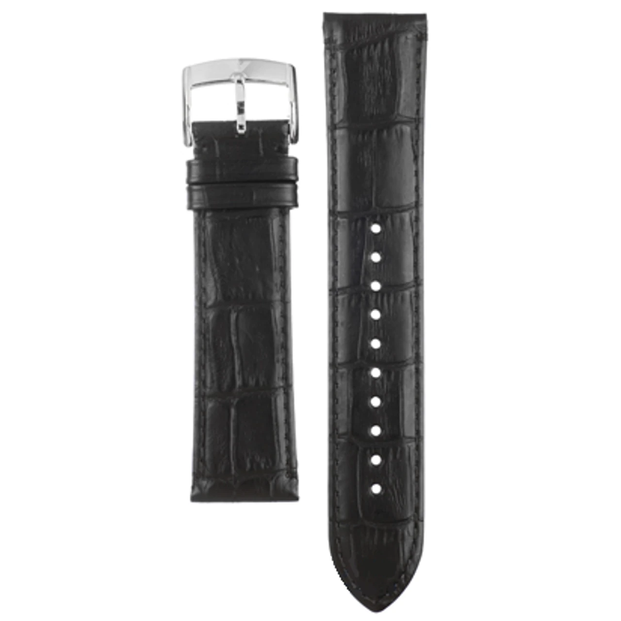 Armani Replacement Watch Strap Black Textured Leather 22mm For AR1703 With Free Connecting Pins 1 Armani Replacement Watch Strap Black Textured Leather 22mm For AR1703 With Free Connecting Pins