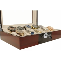 Orbit Red And Black Wooden Luxury Watch Box For 10 Watches With Free Personalisation OW201 18 Orbit Red And Black Wooden Luxury Watch Box For 10 Watches With Free Personalisation OW201 -Fashion Watch Shop first image 22445.1644967521 1