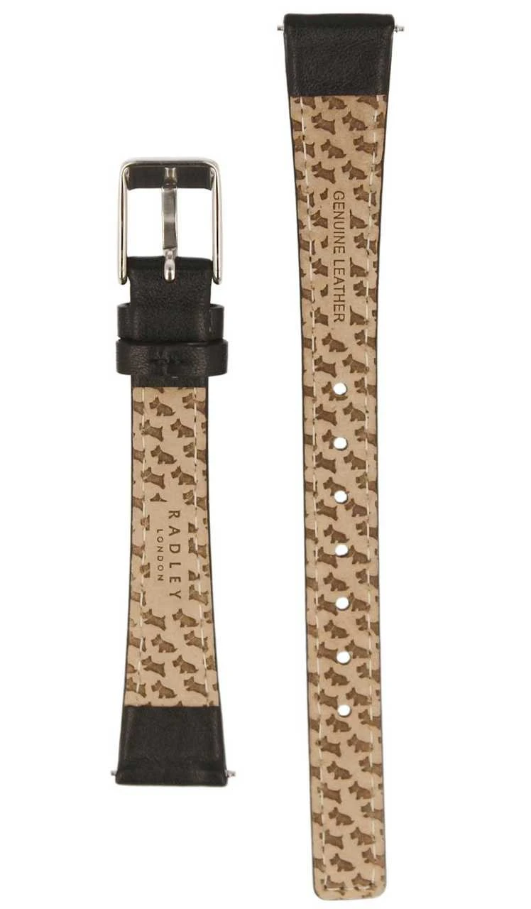 Radley Replacement Watch Strap Black Leather 13mm For RY2243 With Free Pins 2 Radley Replacement Watch Strap Black Leather 13mm For RY2243 With Free Pins - Image 2