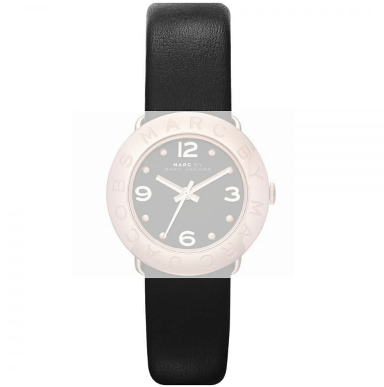 Marc Jacobs Replacement Watch Strap Black Genuine Leather 14mm For MBM1227 2 Marc Jacobs Replacement Watch Strap Black Genuine Leather 14mm For MBM1227 - Image 2