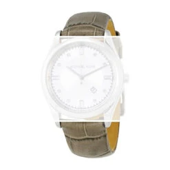 Michael Kors Replacement 18mm Grey Leather Watch Strap MK2548