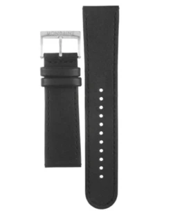 Mondaine Replacement Watch Strap Black Leather 20mm FE2532020Q1 For Stop2Go Watches