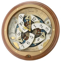 Seiko Melodies In Motion Brown Wooden Case Musical Wall Clock QXM381B 9 Seiko Melodies In Motion Brown Wooden Case Musical Wall Clock QXM381B -Fashion Watch Shop qxm381b 2 62636.1572068396 1