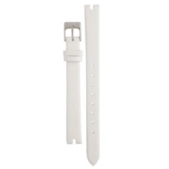 Skagen Watch 10mm Replacement Strap For SKW2012 White Leather With Free Connecting Pins