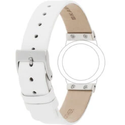 Skagen Replacement Strap For SKW2014 SKW2015 SKW2016 SKW2017 White Genuine Leather With Free Connecting Screws -Fashion Watch Shop skw2015 3 49398.1436619511